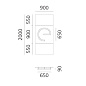 1202e00A Artemide ALPHABET OF LIGHT Настенный светильник с буквой e в нижнем регистре — фото 3