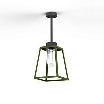 Lampiok 1 N° 2; Clear glass E27 52W; Fern green