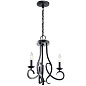 Ania 3 Light Convertible Chandelier Black люстра 52243BK Kichler — фото 1