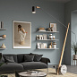 KIR11103 Lumen Center Kiron PT современный торшер чёрный; дуб — фото 2