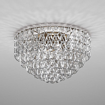 MINIGIOGALI ПОТОЛОЧНЫЙ СВЕТИЛЬНИК 80 CRYSTAL SILVER MATT BRONZE 1 E27 CE 1