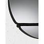 2655-0008 Lasso Design House Stockholm Круглое настенное зеркало в современном стиле с чёрной отделкой — фото 3