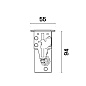 BW31 Linealuce iGuzzini Mini Linear Recessed Luminaire - Warm White LEDs - 48Vdc DALI - L=552mm - Wall Grazing Optic — фото 1