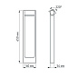 020345(1) Arlight Светильник LGD-PATH-FRAME-ROTARY-H650-6W Warm3000 (BK, 111 deg, 230V) — фото 1