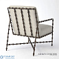Elder Lounge Chair-Bronze-COM Global Views кресло