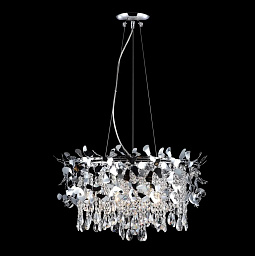 ROMEO SP6 CHROME D600 Crystal Lux Romeo люстра с множеством прозрачных подвесок на металлическом основании
