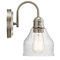 Avery 9.25" 1 Light Vanity Light with Clear Seeded Glass Brushed Nickel настенный светильник 45971NI Kichler — фото 1