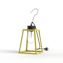 Lampiok 1 N° 1; Clear glass E27 52W Plug; Sulfur yellow