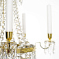 Empire Crystal Chandelier in Polished Brass люстра Gustavian 304901203
