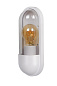 29897/01/31 Lucide Capsule уличный настенный светильник овальной формы с прозрачным рассеивателем — фото 3