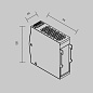 821012 Maytoni Комплектующие к светодиодной ленте 120W Серебро — фото 4