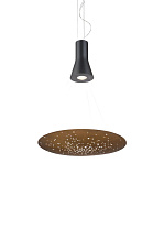 подвесной светильник цилиндрической формы в цвете ржавчины