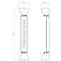 Настенный светильник без абажура Astro Lighting Wall Base 440 LED DALI матовый белый — фото 6