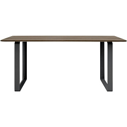 65200 Muuto 7070 обеденный стол массив копченого дуба черный 85x170 см