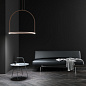 SPULI090LEDANXX Axolight U Light 90 SP LED люстра современная серый — фото 2