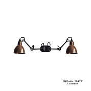 LAMPE GRAS - 204 DOUBLE - applique/Cuivre brut