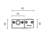 BL39 Linealuce iGuzzini Mini - Wall-/Ceiling-mounted - Warm White LED - 48V dc DMX512-RDM dimmable - L=1040mm - Wall Grazing Optic — фото 1