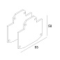 SPM20 - END CAP B черный Delta Light IMP — фото 1