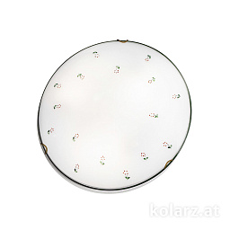 731.12LED.4.70 Kolarz Moon потолочный светильник круглый латунный