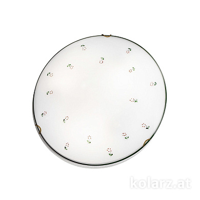 Kolarz MOON 731.12LED.4.70 потолочный светильник состаренная латунь ø40cm высота 9cm 1 лампа led