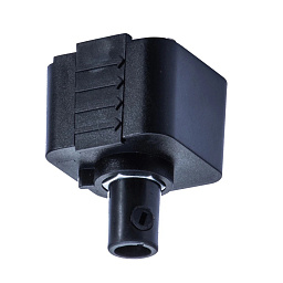 A240006 Arte Lamp TRACK-ACCESSORIES коннектор питания чёрный для однофазного трека