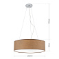 HL 6-1632/3 braun Ufo Orion подвесной круглый текстильный светильник — фото 6