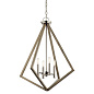 Deryn 24.25" 4 Light Chandelier Distressed Antique Grey люстра 43034DAG Kichler — фото 1