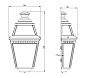 103161000 Roger Pradier Avenue 3 APPLIQUE N°2 LED WARM NOIR 000 DIFFUSEUR CLAIR Накладное бра — фото 1