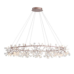 SL379.203.324 ST-Luce Rafina подвесной светильник с металлической основой и металлическими деталями в медном цвете