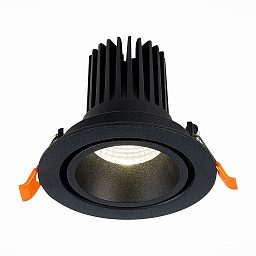 ST705.438.10 ST-Luce встраиваемый потолочный светильник чёрный с глубоким отражателем