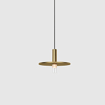 oran pendant kap glass, cylinder, brushed gold