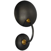 Keira Medium Wall Wash Sconce бронза и полированная старая латунь