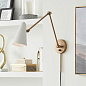 Sylvia 1 Light Wall Sconce Natural Brass настенный светильник 52485NBRW Kichler — фото 5