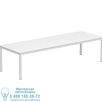 СТОЛ TABOELA 300X100CM БЕЛЫЙ + КЕРАМИЧЕСКАЯ СТОЛЕШНЯ БЕЛАЯ Royal Botania