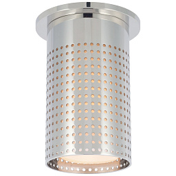 EU-KW4053 Visual Comfort Precision накладной потолочный светильник с перфорированным цилиндрическим металлическим корпусом