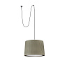 68604-46 SAMBA PENDANT LAMP WITH PLUG E27 ø500*350*ø450 RIB подвесной светильник Faro barcelona