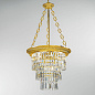 Kolarz MILORD CRYSTAL 0346.34.3 люстра золото 24 карата ø50cm высота 110cm мин. высота 120cm макс. высота 170cm 4 лампы e27 — фото 1