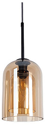 A7015SP-1BK Arte Lamp Paio подвесной светильник с прозрачным стеклянным плафоном и металлической арматурой