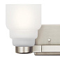 Vionnet 14.5" 2 Light Vanity Light with Satin Etched Glass Brushed Nickel настенный светильник 55011NI Kichler — фото 3