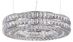 4927/52L Odeon Light Panta подвесной кольцевой светильник с хрустальными элементами