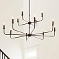 Pallas 42.75" 12 Light Chandelier Black люстра 52518BK Kichler — фото 5