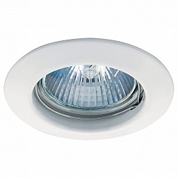 011010 Lightstar Lega hi встраиваемый потолочный светильник белый круглый