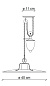 Country Регулируемый керамический подвесной светильник FERROLUCE C1446