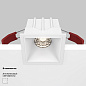 DL043-01-10W4K-SQ-W Maytoni Alfa LED Встраиваемый светильник 10W 550лм Белый — фото 6
