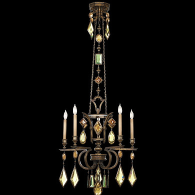 708340-1 Encased Gems 27" Round Chandelier люстра, Fine Art Lamps