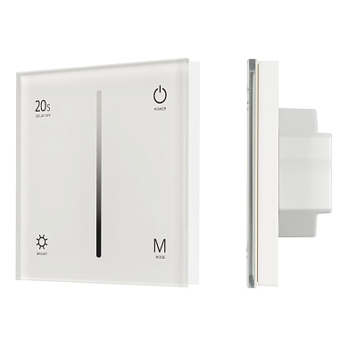 034781 Arlight Панель SMART-P6-DIM-G-IN White (12-24V, 4x3A, Sens, 2.4G)