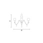 Подвесной светильник Eva Chandelier Masiero — фото 12