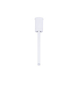 Sandy White Aluminium LED 4Watt 220-240Volt 177Lm IP20 3000K D:5 H:30 cm