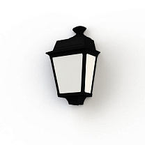 Place des Vosges 1 Tradition N° 2; Frosted glass E27 105W; Dark black
