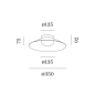 CLEA 1.0 Wever Ducre накладной светильник черный